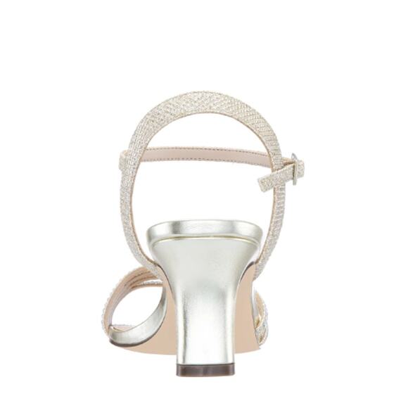 Nina Nelena Evening Sandals Light Gold New in Box Size7.5 - Picture 3 of 3